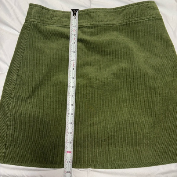 J. Crew corduroy pencil skirt - size 4 size olive army green - Picture 6 of 7